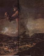 Francisco Goya The Colossus oil on canvas